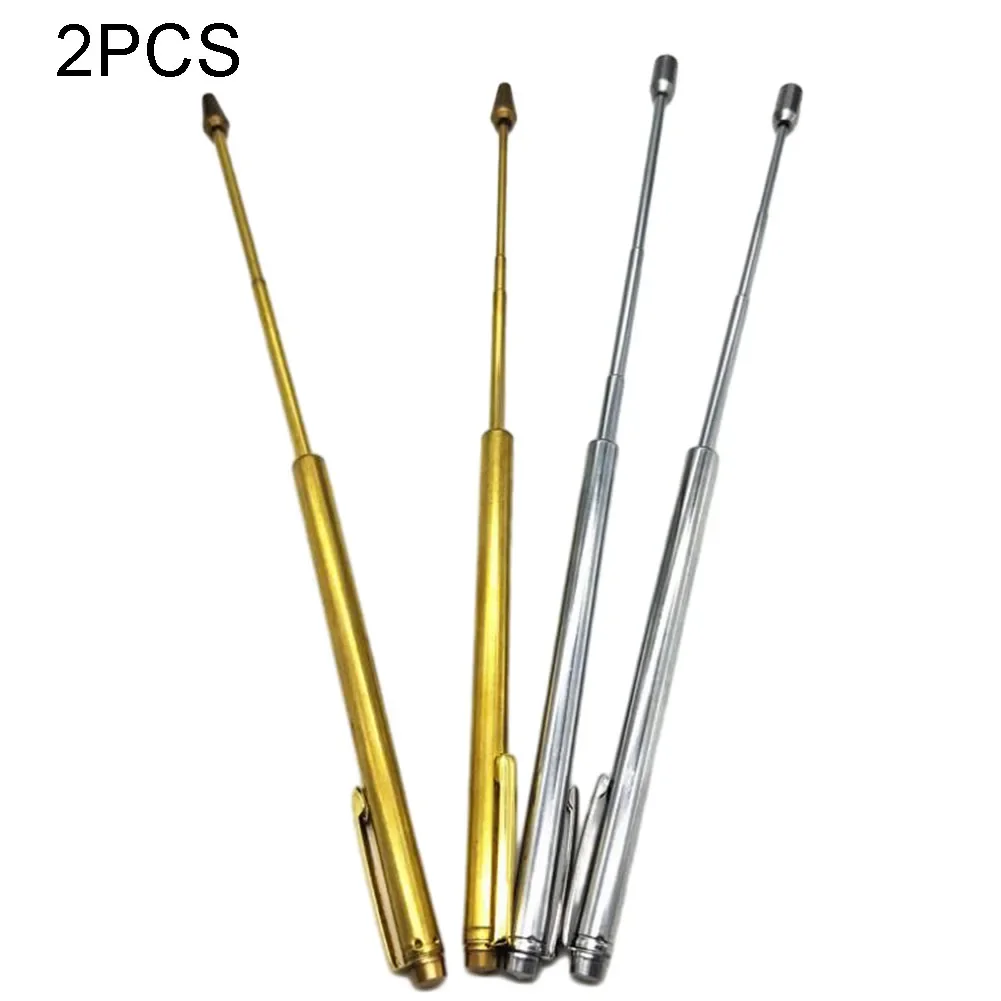 2pcs Copper Detector Rods For Water/Treasure/Finding Tools Metal Detector Rod Paranormal Investigations 9MM Detector Rods