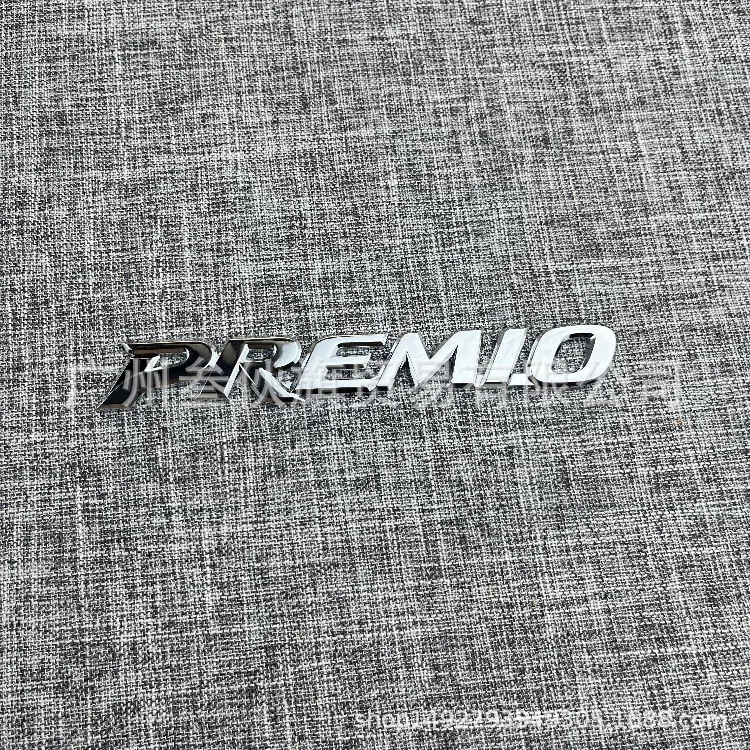 PREMIO Emblem Fit Toyota Premio High-End Position Upgrade Rear Tailgate Modified Exterior Decor Sticker Auto Styling Accessories
