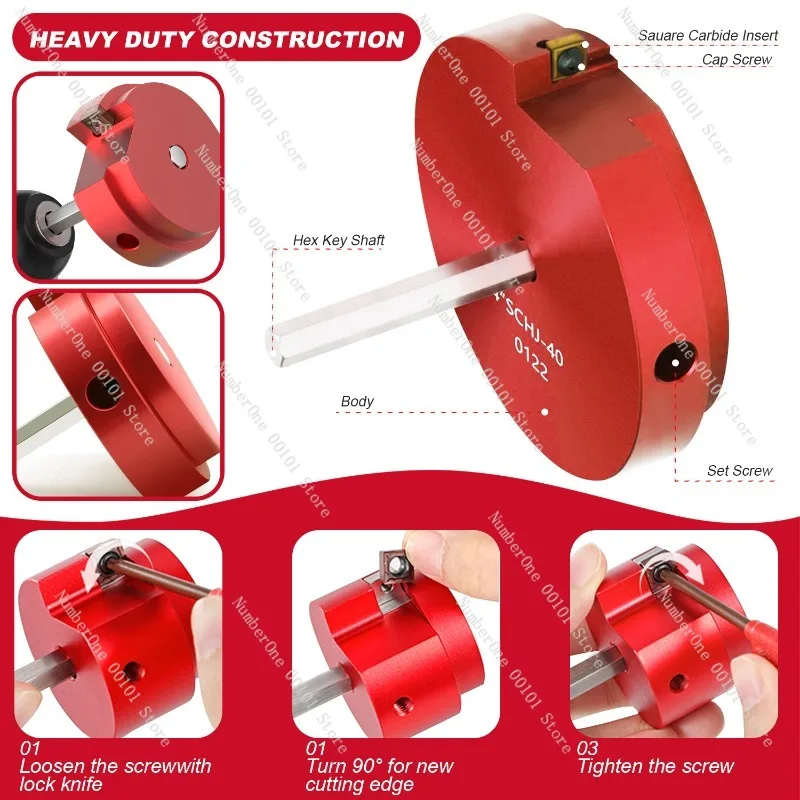 9-Piece PVC Pipe Reamer Set, Multi-Spec Pipe Expansion Tool Kit for Water Pipe Joint, PVC Fitting Socket Saver