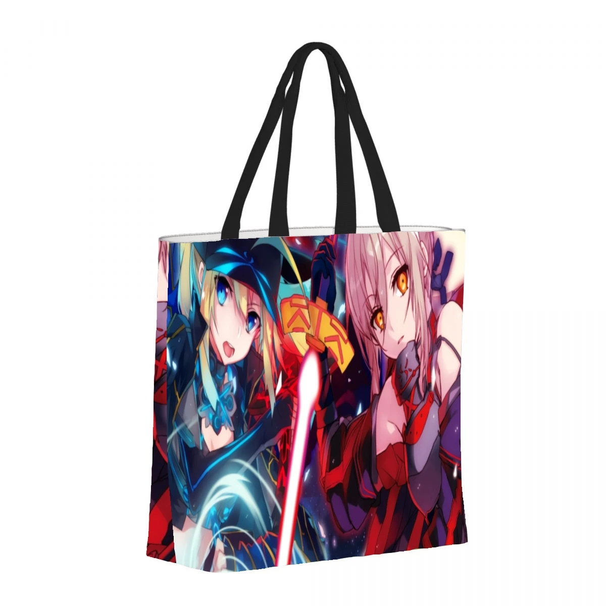 Fate Grand Order Handbag Printed Travel Shoulder Bag Large Capacity Women's Shopping Bags Strap Casual Fashion Canvas Strap