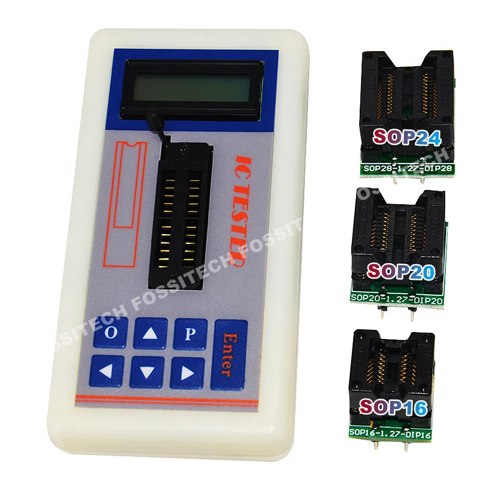 Integrated Circuit IC Chip Tester Transistor Optocoupler Operational Amplifier Regulator Tube Automatic Identification Device