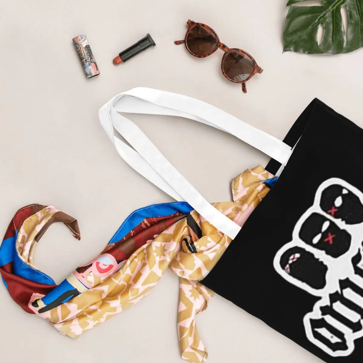 Omerta 47 Metal Band 19 Boodschappentassen Canvas De draagtas Herbruikbaar voor dames Schoudertas Reishandtas