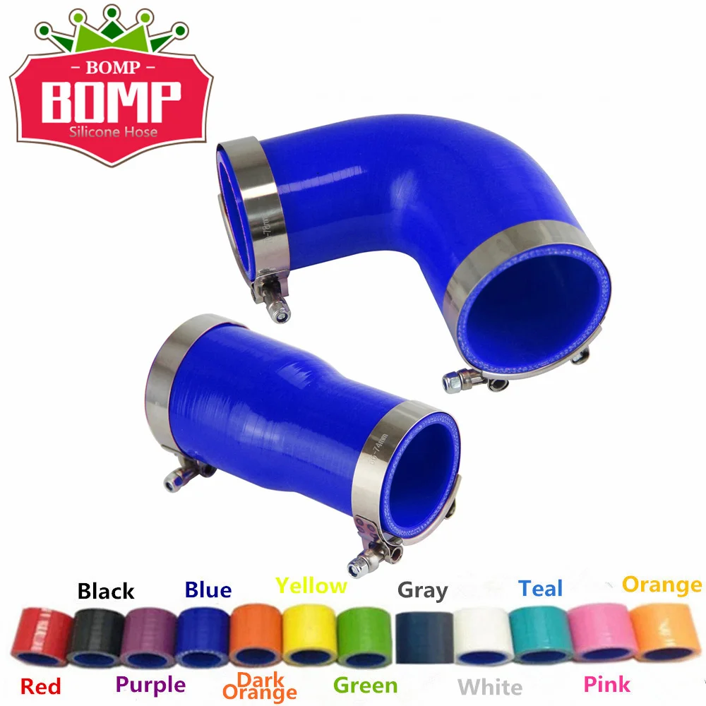 For BMW 135i 335i 335is E90 E92 N54 & N55 Silicone Tube Intercooler Hose & Clamps Kit