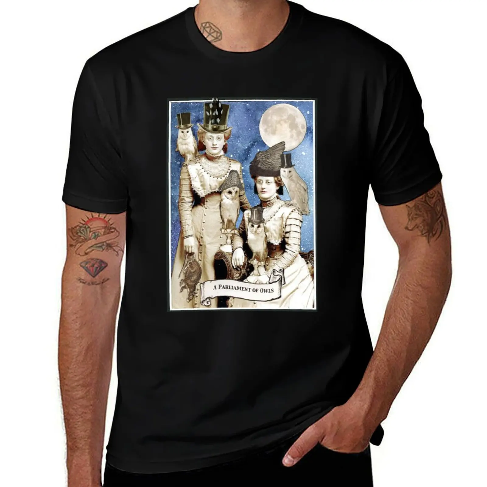 

A Parliament of Owls T-Shirt blacks tops Funny t-shirts t shirts men