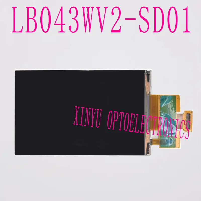 Original 4.3-inch LB043WV2-SD01 LCD display panel, used for 100% testing of LG monitors
