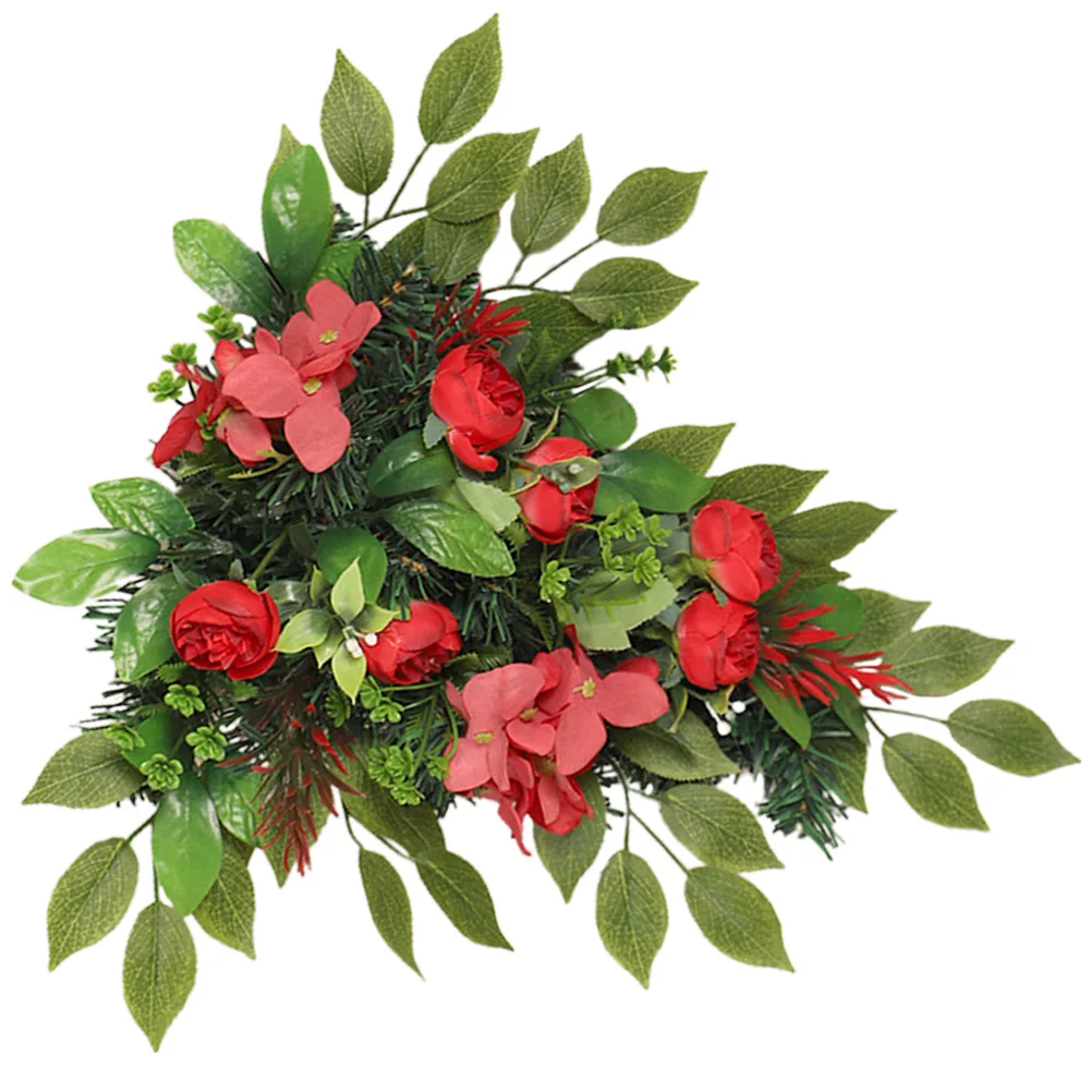 

Artificial Hanging Flower Decor Creative Wall Pendant For Home Wedding Backdrop Greenery Swag Wreath Decor