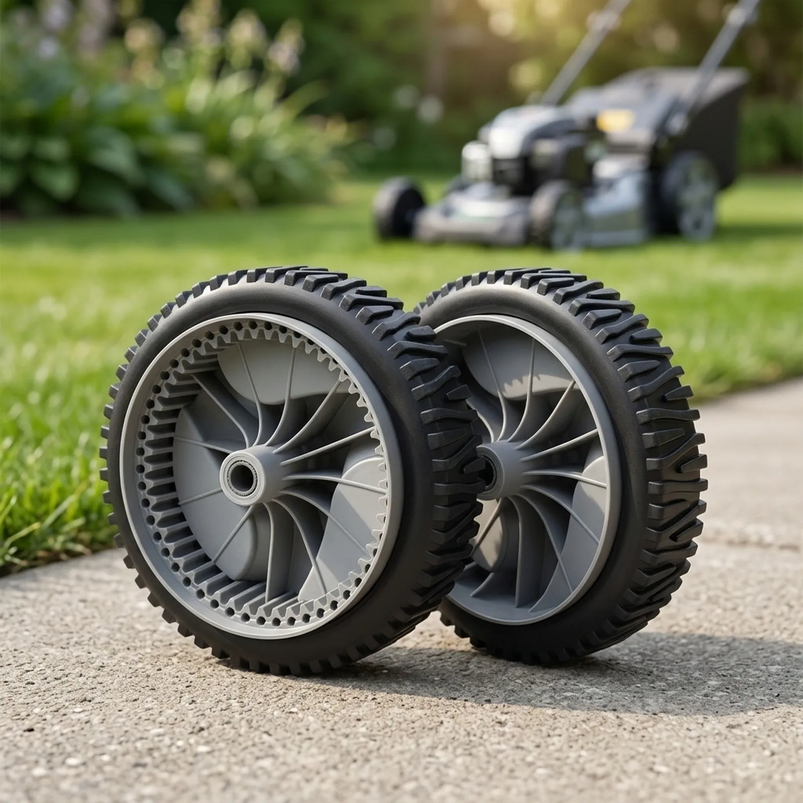 8 Inch 53 Teeth Front Drive Wheels For Craftsman 22in Self Propelled Lawn Replacement Parts Garden Tools