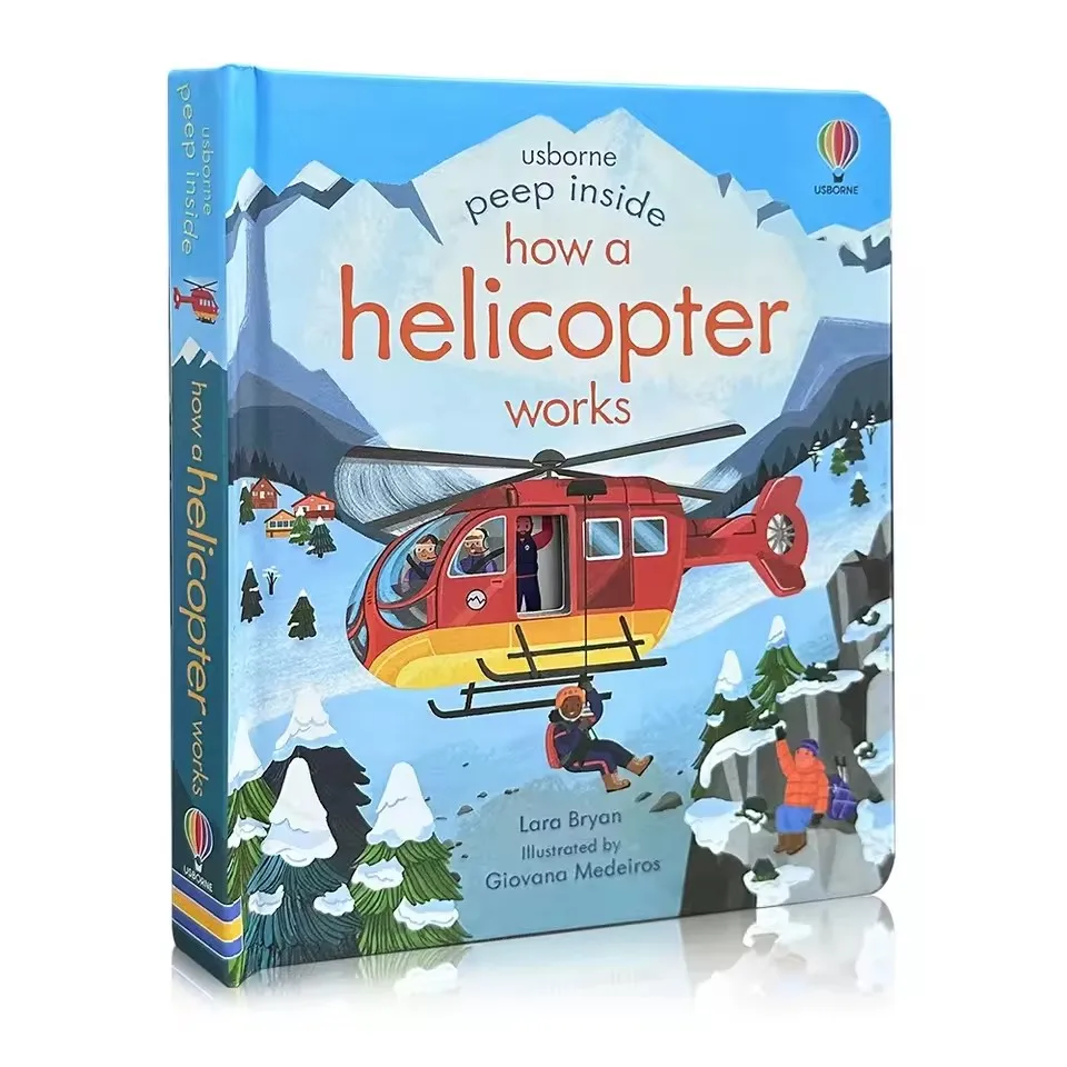 Usborne Peep Inside How Works Series كتاب صور تعلم المعرفة العلمية باللغة الإنجليزية كتاب القراءة اليومي وقت النوم #5