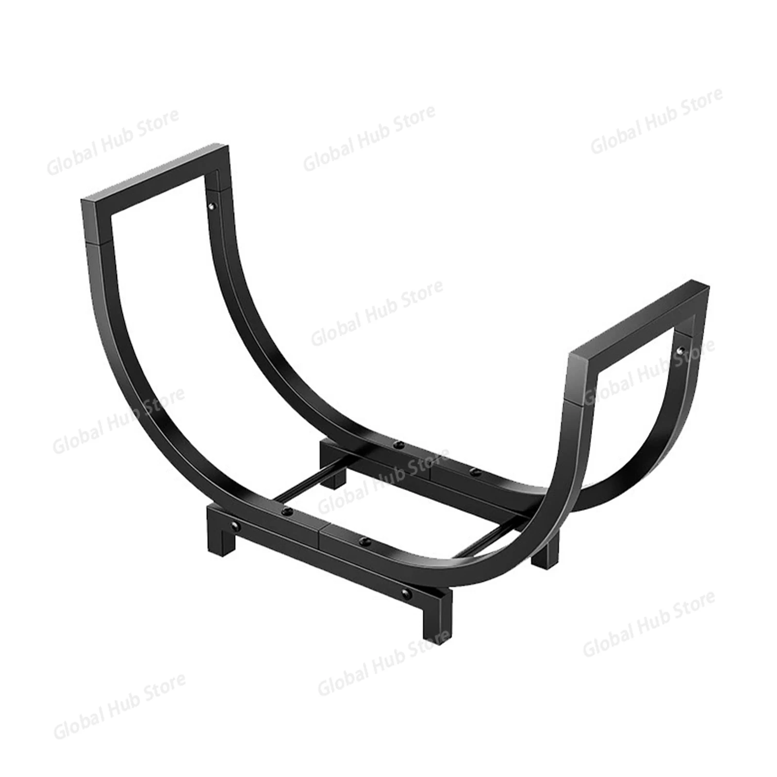 

Стальная внутренняя стойка для дров, многоцелевой держатель для бревен, устойчивый к ржавчине для заднего двора, камина, костра, инструмент для хранения разжигания