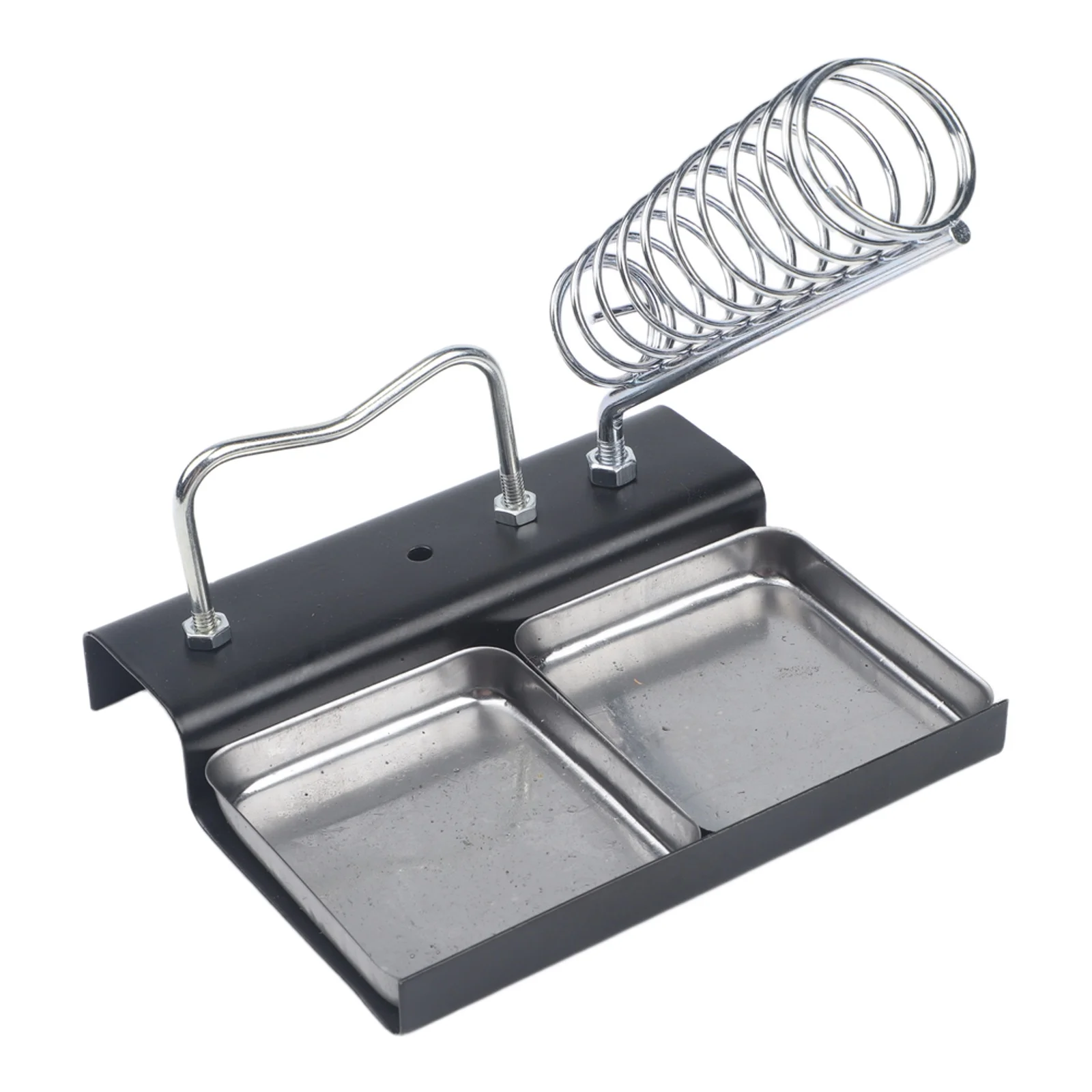 Crafting Studios Double Rack Convenient Soldering Iron Stand Soldering Metal Holder Enhanced Soldering Efficiency