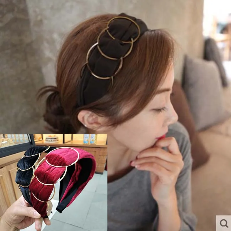 

Influencer-inspired Korean-style versatile velvet hairband New arrival hair clip and hair accessory for women