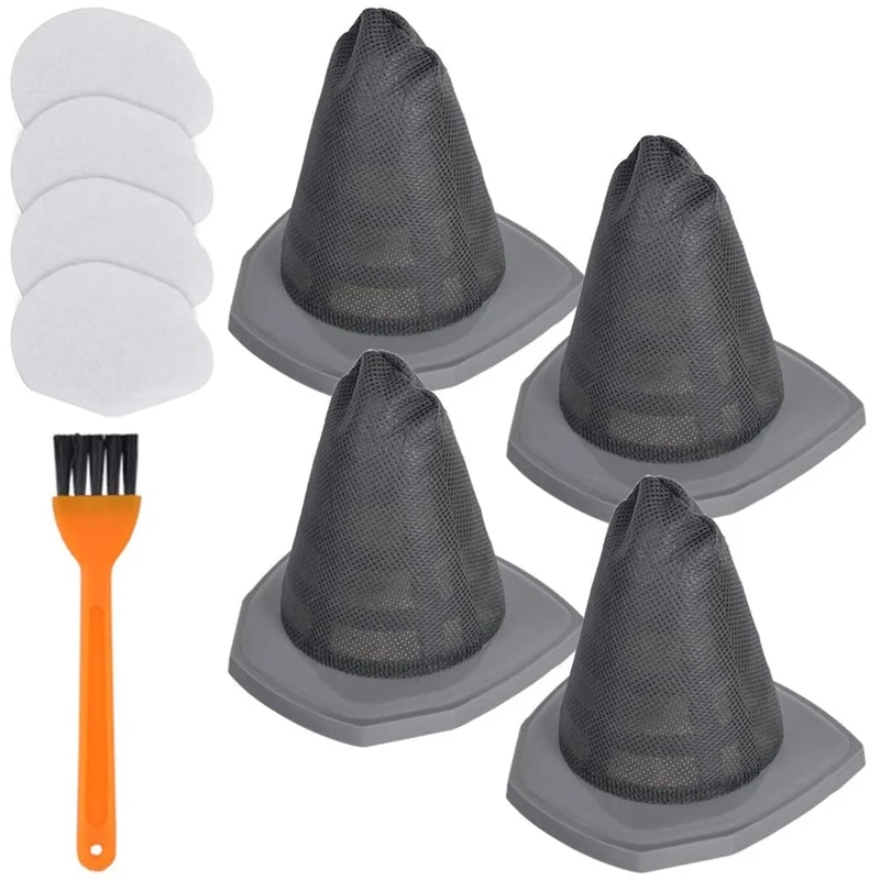 4 Set Replacement Filter For Eureka NES215A NES210 3-In-1 Stick Vacuums, Compare To Part N0101 & N0102