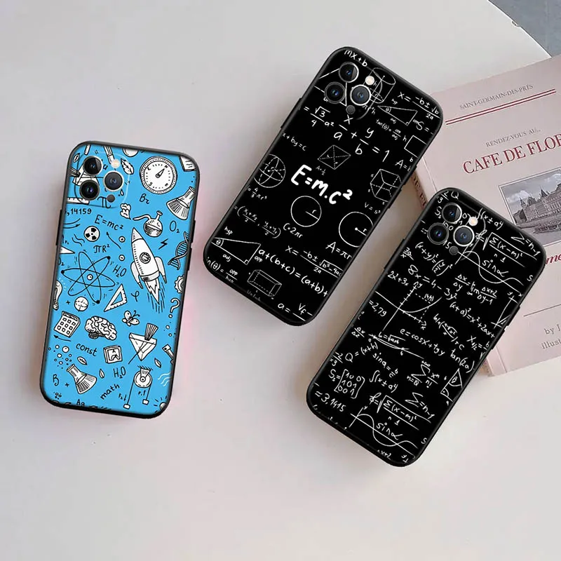 Chemical Maths Equation Formula Case for Samsung A05 A05S A12 A13 A15 A33 A53 A73 M15E M55 S10 S10E S20 Ultra Lite Plus Fe