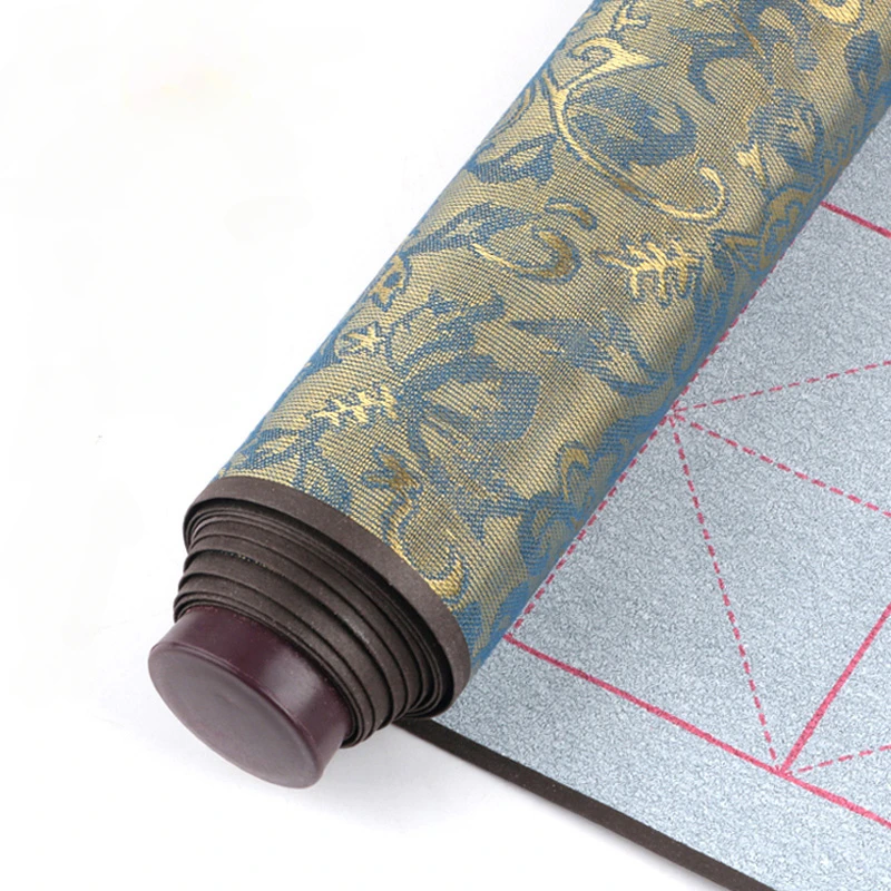 Water Writing Cloth Chinese Calligraphy Painting Supplies Thickened Scroll Rice Character Grid for Beginner Brush Calligraphy
