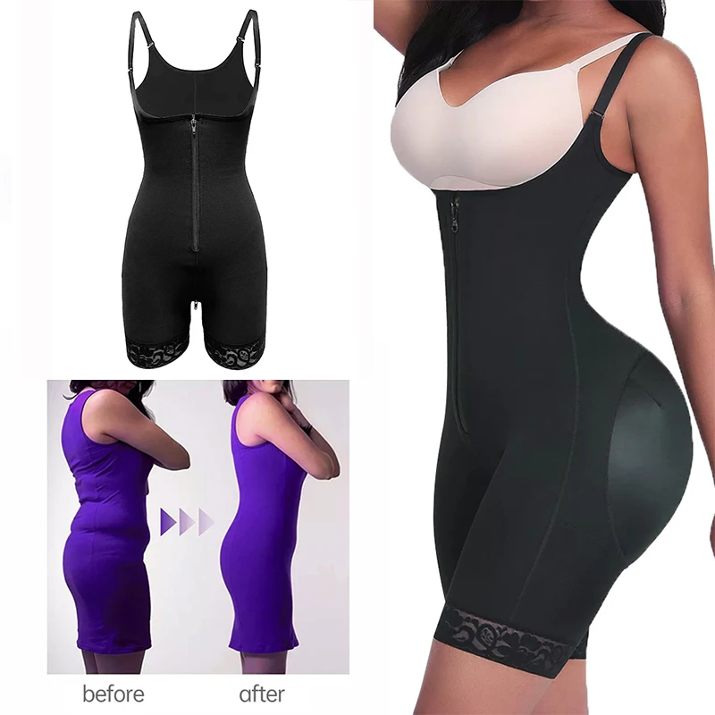 

Women Body Shaper Shapewear Bodysuit Flat Belly Binder and Shapers Slimming Waist Trainer Tummy Underwear Plus Size 6XL