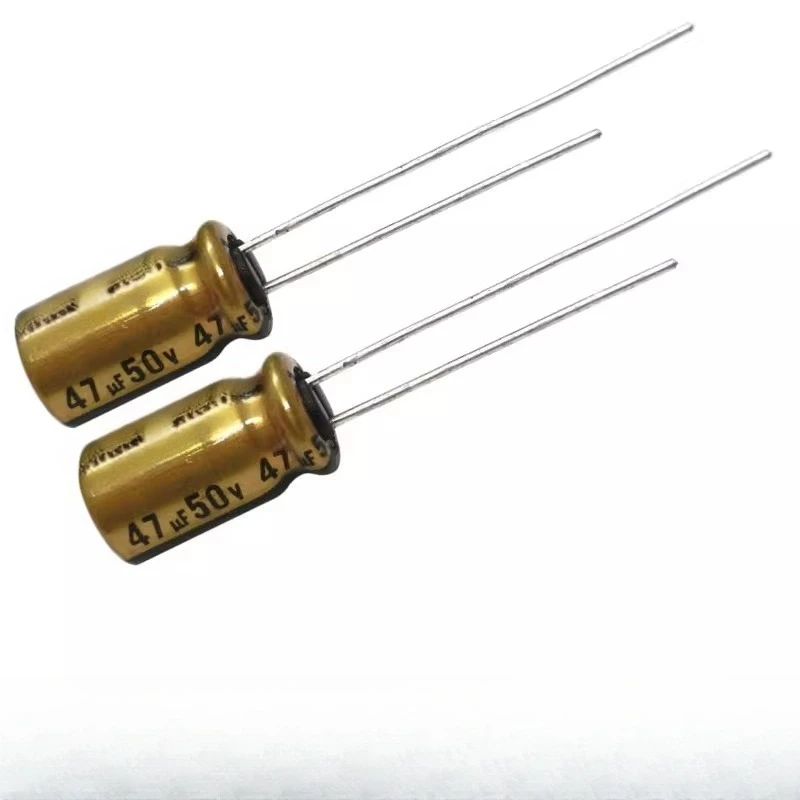 Brand new for Nichicon FW 47uF 50v Imported Audio Electrolytic Capacitor 6.3*11mm 200pcs