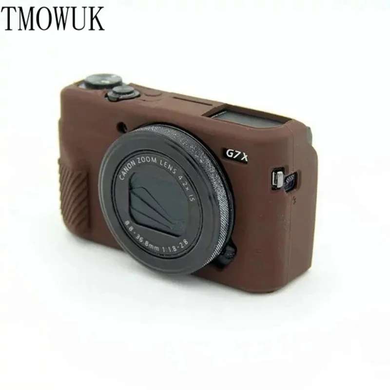 New Camera Silicone Case For Canon G7XII G7X II G7X Mark 2 G7X III G7X3 G7X Mark 3 Rubber Protective Body Cover bag Camera Skin