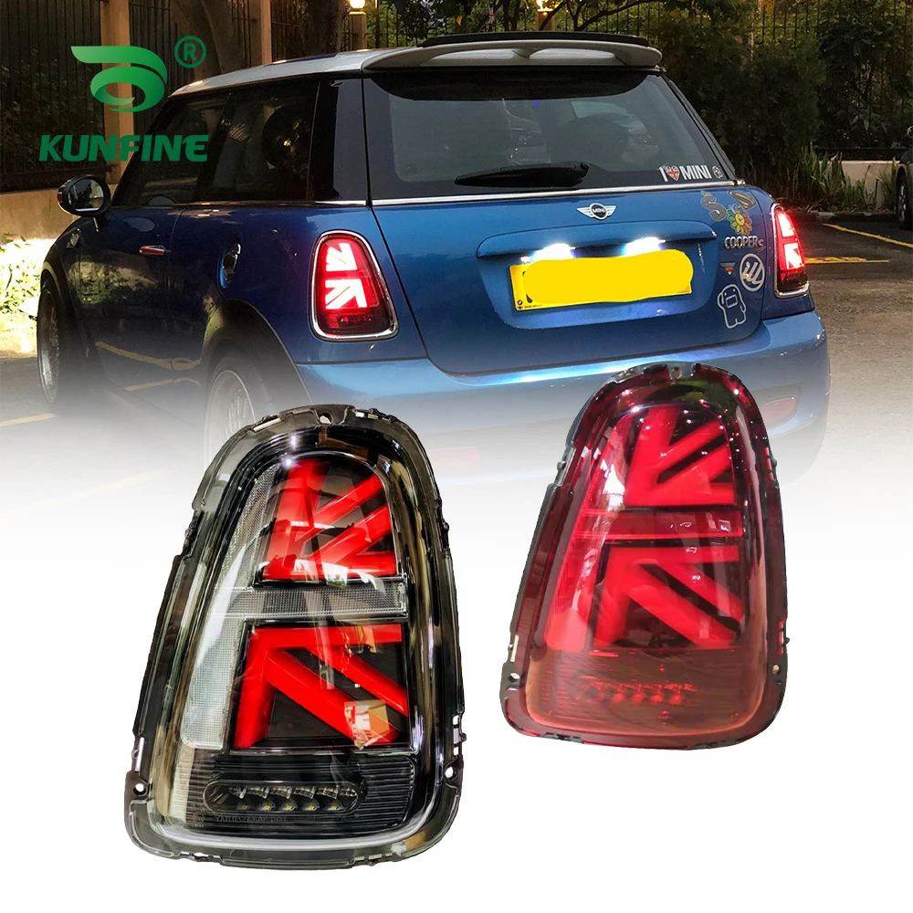 Pair Of Car Tail Light Assembly For BMW MINI R56 2007 2008 2009 2010 2011 12 2013 Brake Light With Turning Signal Reverse Light