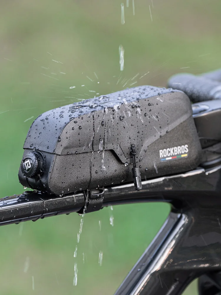 AliExpress ROCKBROS Universal Bicycle Top Tube Bag Toolkit Frame Pack Durable Cycling Storage Bag For MTB Road Waterproof Magnetic Front Bag