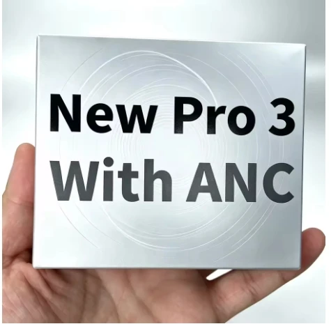 For New 3 Pro ANC TWS Wireless Bluetooth Earphones 2 Pro Cancellation Headset Cancellation Earbuds for iOS Android