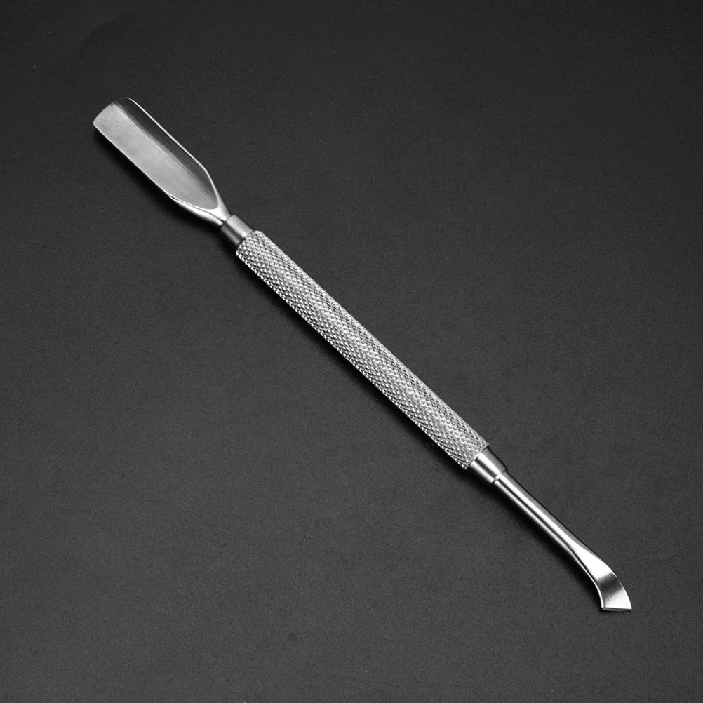

1pc Art Pusher Cuticle Trimmer Double Head Ergonomic Dead Skin Remover for Polish Grind Cuticle Removal Nail Cleaning Sticks