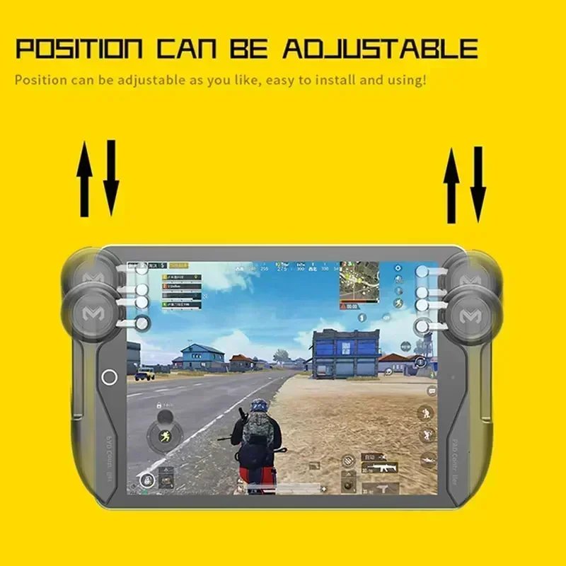 MEMO AK-PAD6K 6 Finger Mobile PUBG Game Controller for IPad Tablet Gamepad Joystick Controller L1R1 Aim Shoot Gaming Accessories