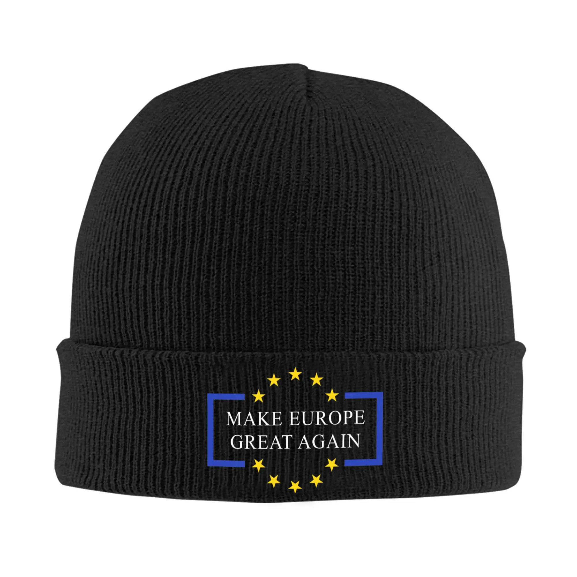 Make Europe Great Again  Knitted Hat for Women Men Skullies Beanies Autumn Winter Hat  Warm Caps