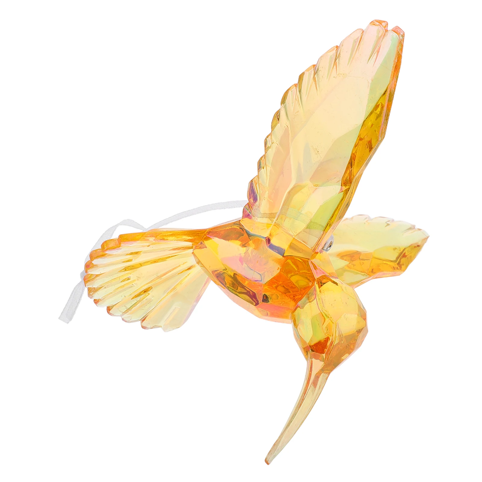 

Transparent Bird Pendant Ceiling Hanging Decor Crystal Acrylic Hummingbirds Decorations
