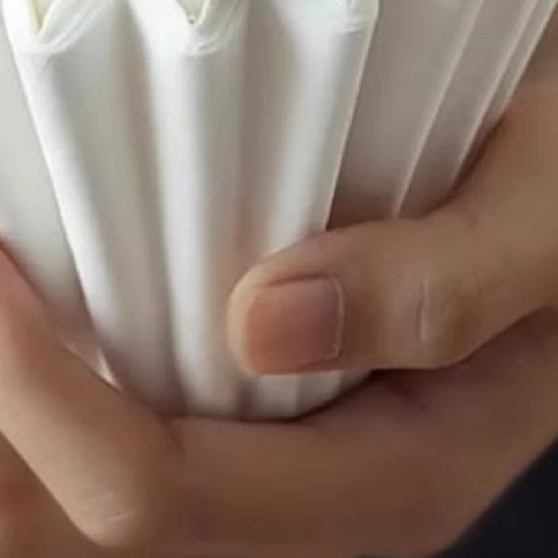50pcs Pour Over Coffee Filter Papers 50 Sheets; Fits Coffee Dripper & 1-2/2-4 Cups Wave Dripper Coffee Filter Papers