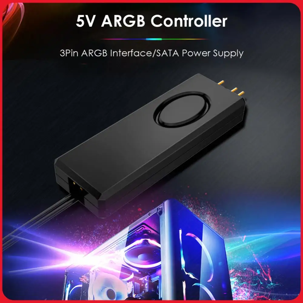 5V Gorgeous ARGB Controller SATA Pin Power Supply Desktop RGB Remote Control