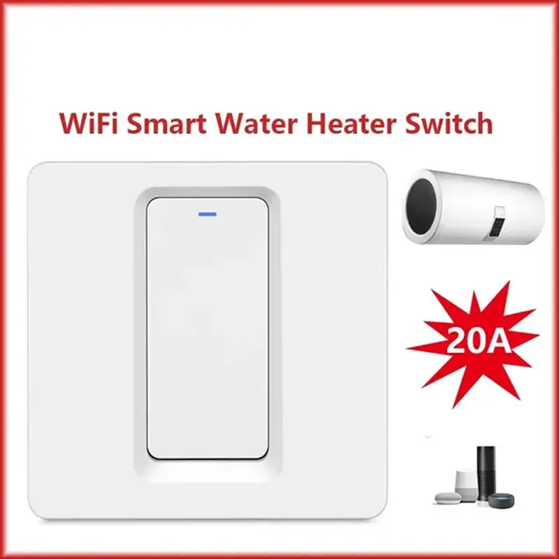 B16C-Tuya Smart Wifi Water Heater Boiler Switch Air Conditioner Smart Life Remote Voice Control For Alexa Google Home