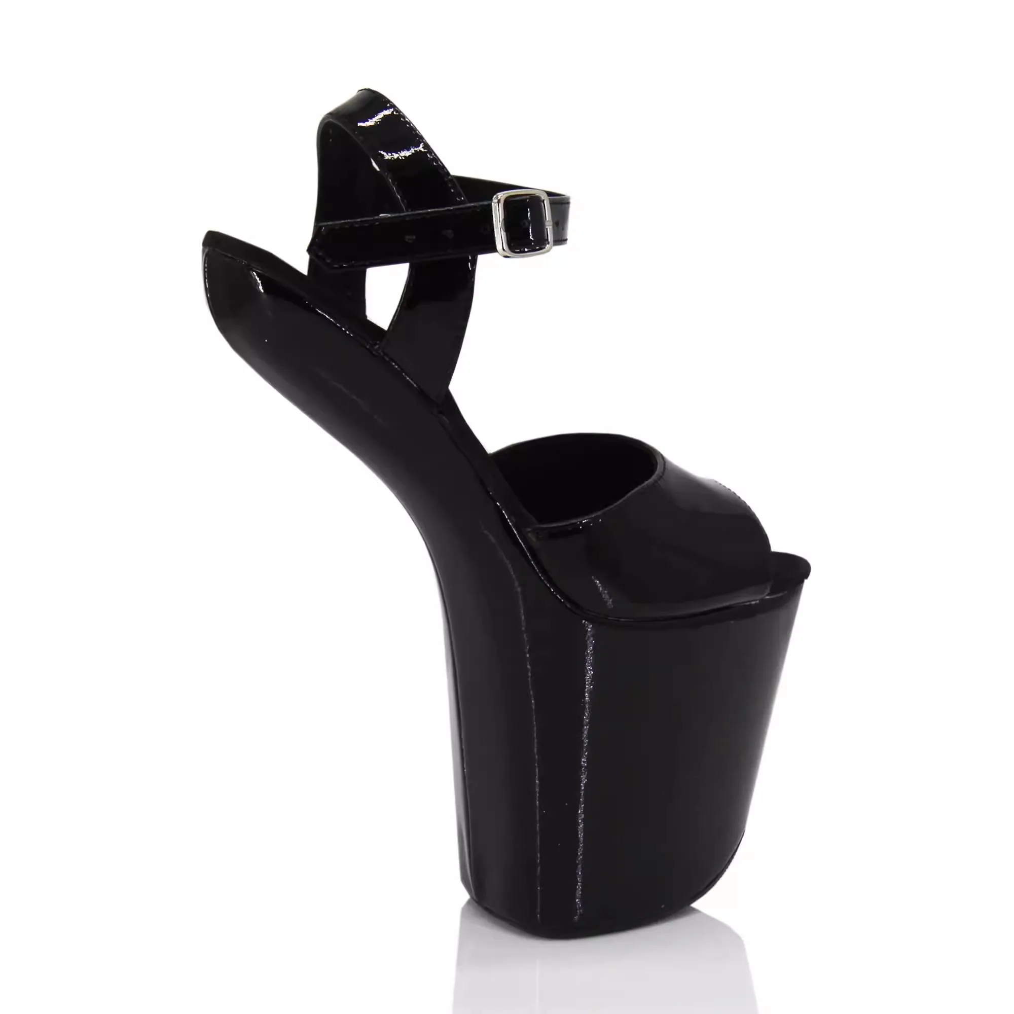 Heelless High Heels 20CM Hentian High Thick Sole Nightclub Sexy Stage Performance Cosplay Pole Dancing Sandals