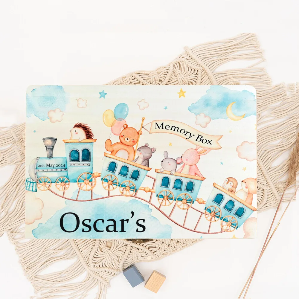 Personalized Baby Gift Keepsake Box