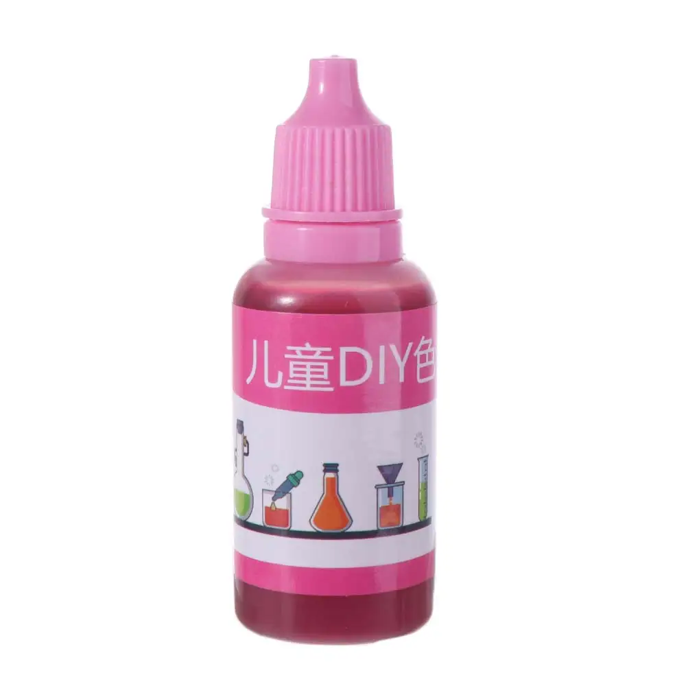 Água óleo plasticina pigmento de grau alimentício interativo diy corante cristal criativo slime cor artesanal artesanato pigmento slime