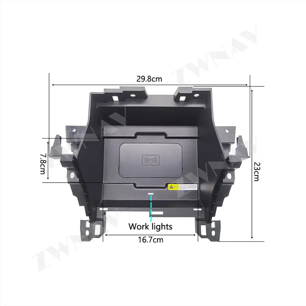 For Renault Megane 5 2015-2018 Models Embedded Inserted Center Console Charging Pad Car Smart Upgrade Module wireless charger