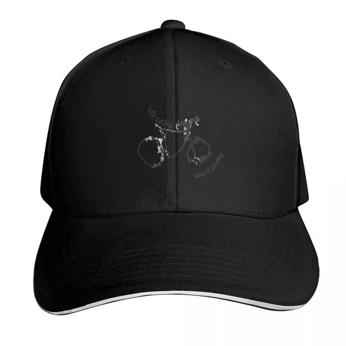 

Life cycles_keep pedalling Baseball Cap cute fun hats Designer Hat Beach Bag Hats For Women Men's
