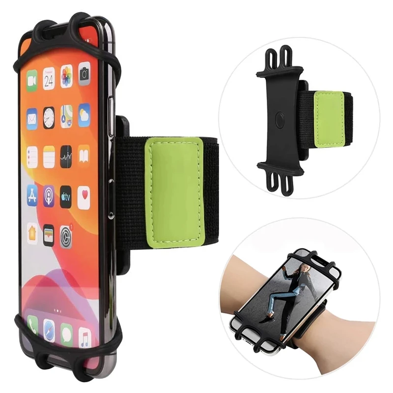 Rotatable Mobile Phone Sports Running Armband for IPhone Wristband Cell Phone Holder Wrist Arm Strap Bracket for Xiaomi Samsung