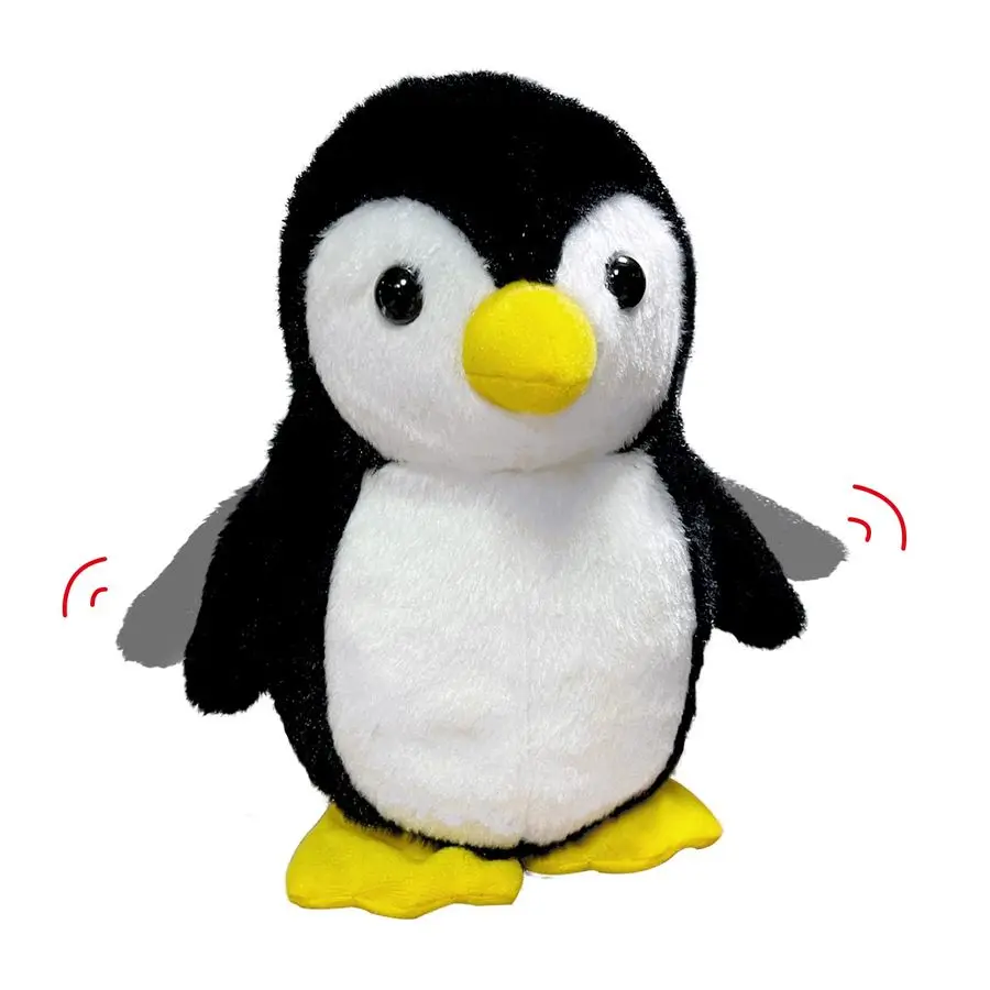 

Walking Penguin Plush Toy Repeats What You Say with Clear Voice Talking Penguin Stuffed Animal Repeating Toy Animal for B