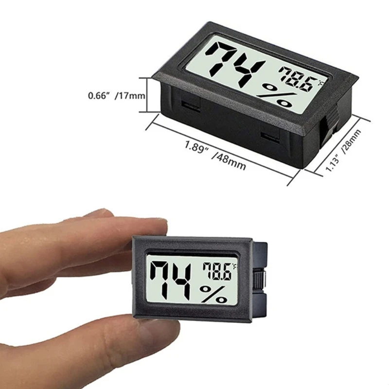 Termometer Digital Higrometer Kelembapan Dalam Ruangan Uji Kelembapan