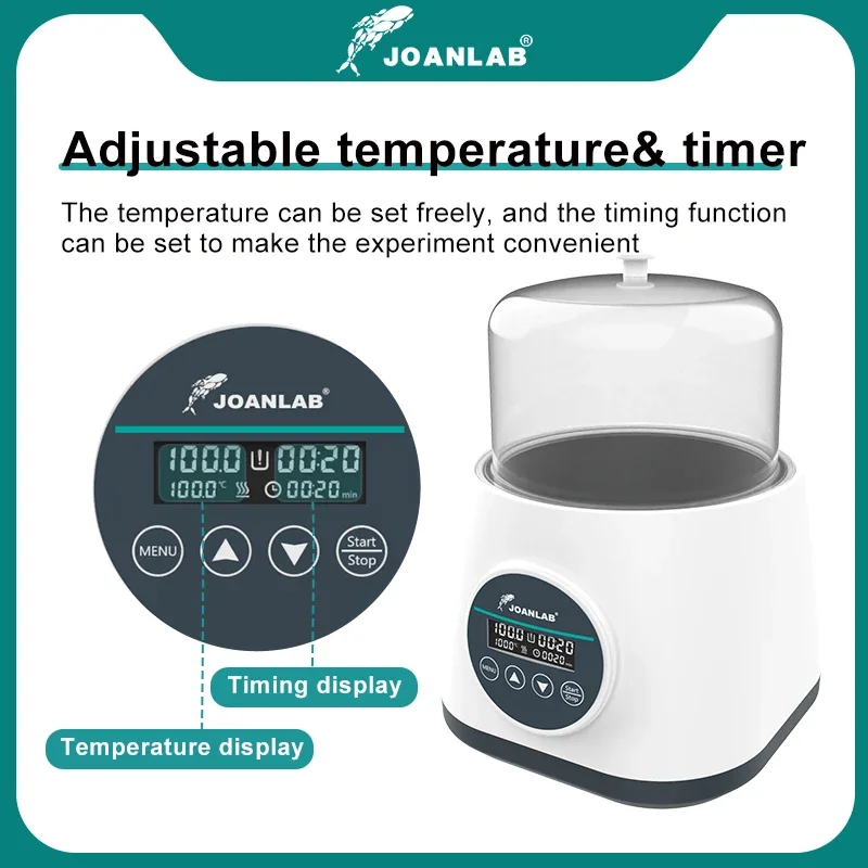 JOANLAB Water Bath Laboratory Constant Temperature Digital Display  Anti-dry Burning Function 2L 110/220V