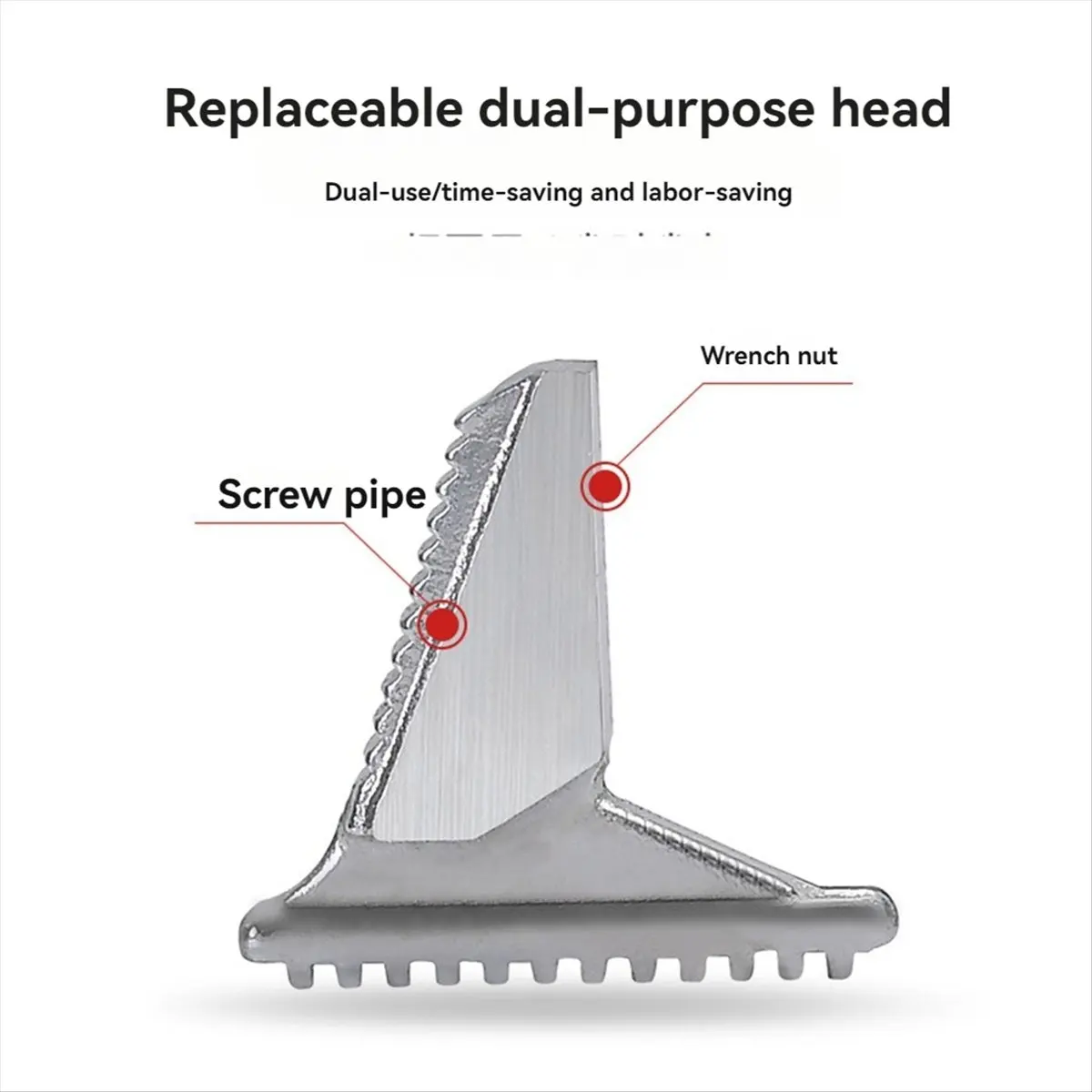 

T28C! 8Inch Adjustable Wrench Steel Universal Spanner Bathroom Wrench Household Large Open Plumbing Repair Tools