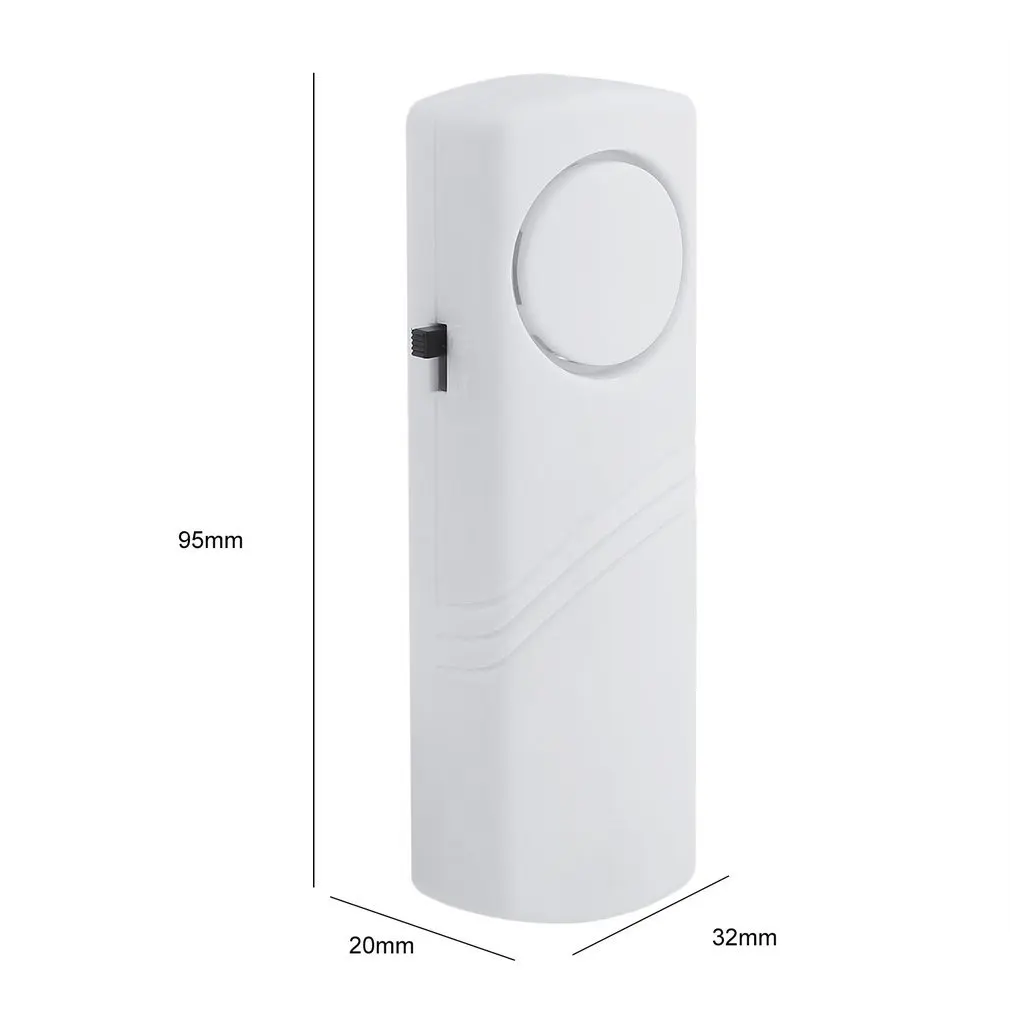 Deur Raam Draadloos Inbraakalarm Met Magnetische Sensor Home Safety Draadloos Langer Systeem Beveiliging Apparaat 90db Wit