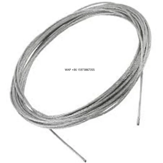 6x7+IWS diameter 5mm stainless steel wire rope, steel cable fishing reel