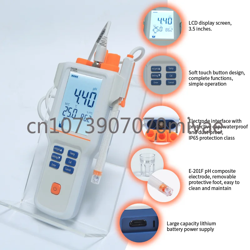 PH110B Water Quality Test Ph Tetser Ph Meter Digital for Lab