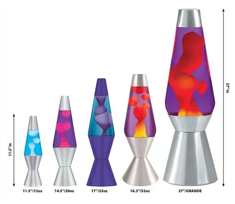 Manufacturer Hot Sale Modern Original Glass Bottle Motion Lavalampe Wax Mini led Lava Lamp Base