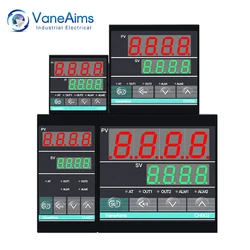 Controlador de temperatura digital pid ch402 ch102 ch702 ch902 relé/ssr termostato de saída dupla termorregulador 85-265vac 0-400 ℃