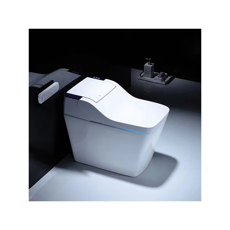 

Intelligent Toilet smart One piece S trap Electric Bidet Seat Smart Toilet With Favorable Price