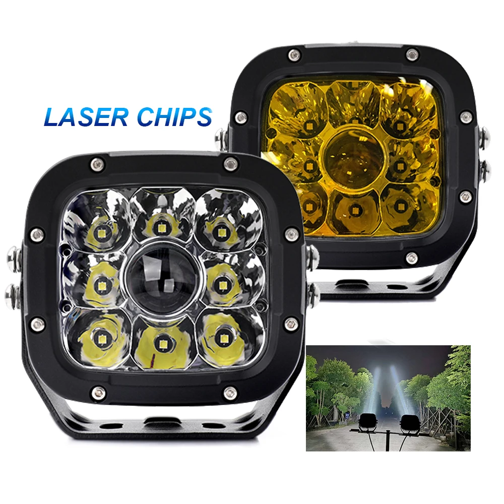 

Offroad High Power 1500 Meter 0sram P9 13000LM Offroad 4X4 Cars Laser Fog Light 5'' Inch Truck Off road Laser Driving Light Led