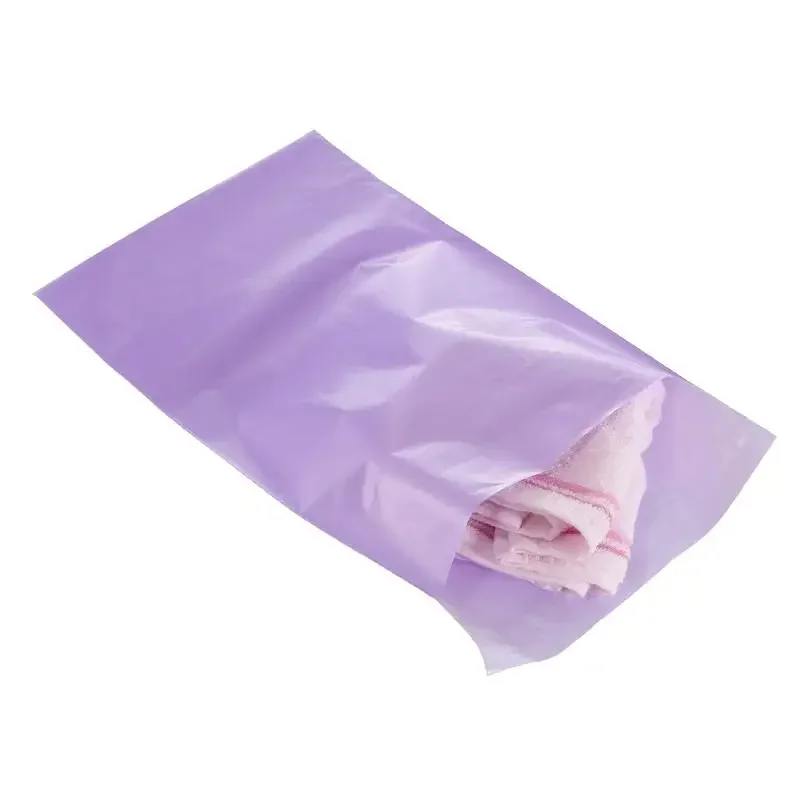 Imagem -04 - Pacote Poli Plástico Auto-adesivo Mailing Bolsas Correio Mailer Bolsa Expresso Envelope Roxo Bolsa Postal Embalagem 100 Pcs