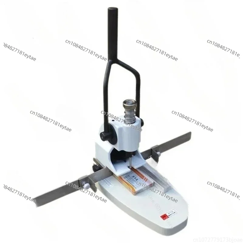 

Manual single hole punching machine paper album tag drilling machine can punch 30mm thickness manual drilling
